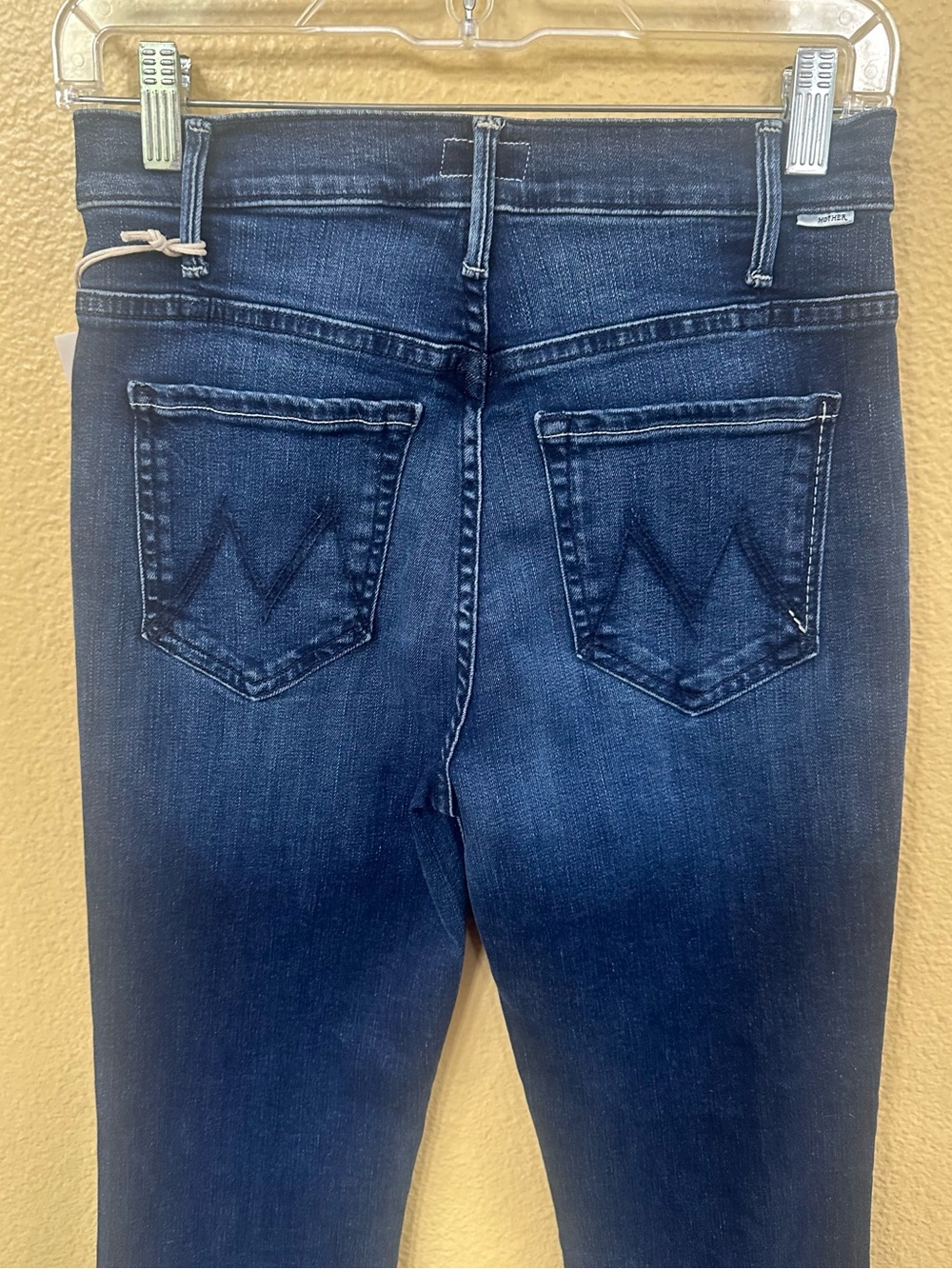 MOTHER Lil’ Hustler Ankle Heirloom Wash Cropped Flare Jeans Size 27 New With Tag - Picture 9 of 16